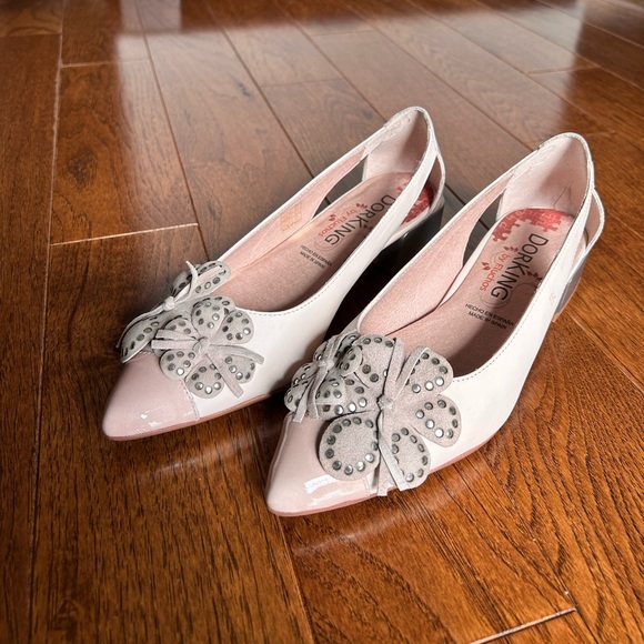 Brand new blush chunky heel shoes - Picture 1 of 5